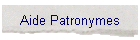 Aide Patronymes